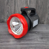 Ручной LED фонарь FA-2618  аккумуляторный (с боковой LED панелью, зарядка USB)